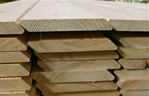Oblique-Planken für Holzfassadenprofile